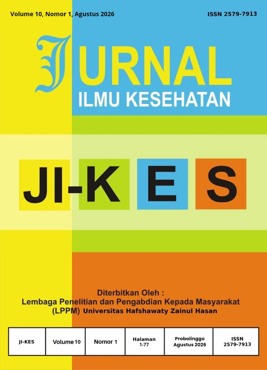 					View Vol. 10 No. 1 (2026): JI-KES (Jurnal Ilmu Kesehatan)
				